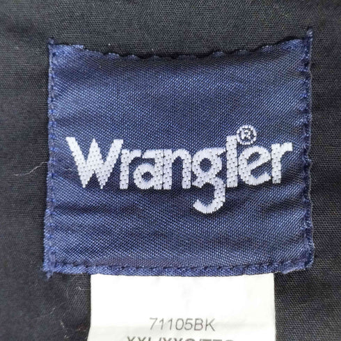 ラングラー Wrangler Long Sleeve Western Shirt(Black) メンズ import:XXL